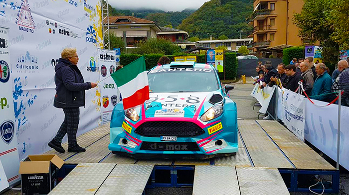 Rally del Rubinetto: Caffoni stacca tutti a balza in testa dopo la prima giornata di gara