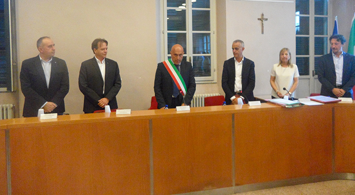 Borgomanero: primo consiglio comunale per il neo sindaco Bossi. Fotogallery