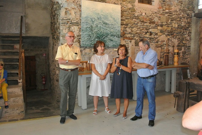 Inaugurata la mostra di Foglietta a Pettenasco. Fotogallery