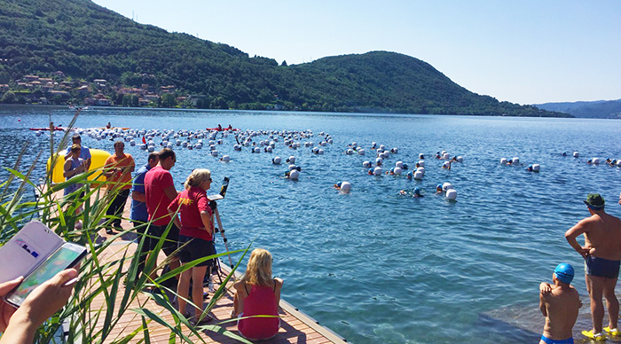 Lago d'Orta: in 415 alla 13^ edizione di “Da Riva a Riva”. Vince Lavazza. Fotogallery