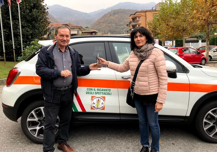 Auto nuova per i volontari del soccorso di San Maurizio. Merito de La Cumpagnia de la Malgascia