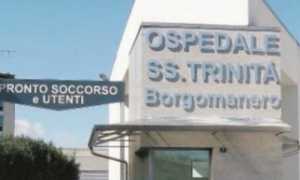 Borgomanero ingresso dea Ospedale SS Trinita