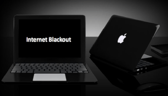 Borgosesia foto blackout