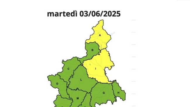 allerta gialla 3 giu 25