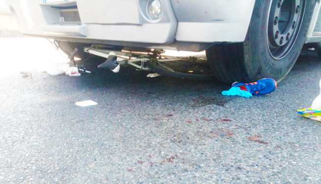 bici camion scarpa ruota