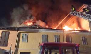 incendio tetto casalbeltrame