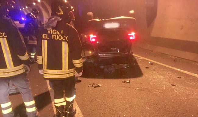 incidente galleria grignasco