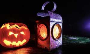 lamp halloween lantern pumpkin