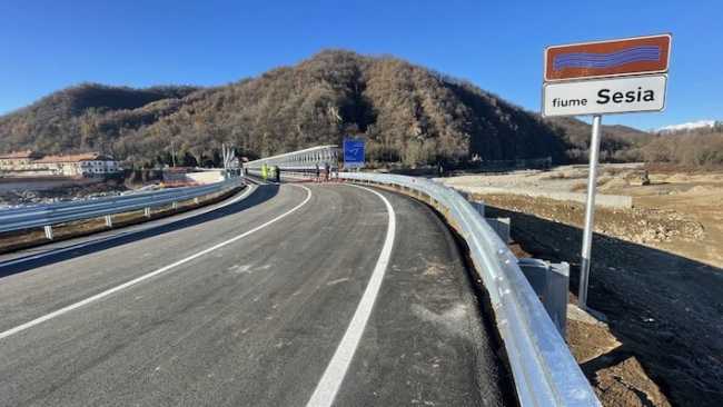 ponte provvisorio romagnano