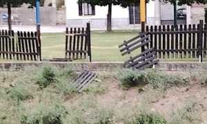 romagnano vandalismi