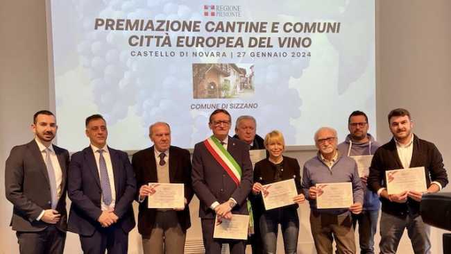 sizzano citta europea vino premiati