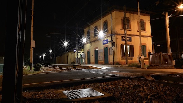 suno museo ferroviario notte