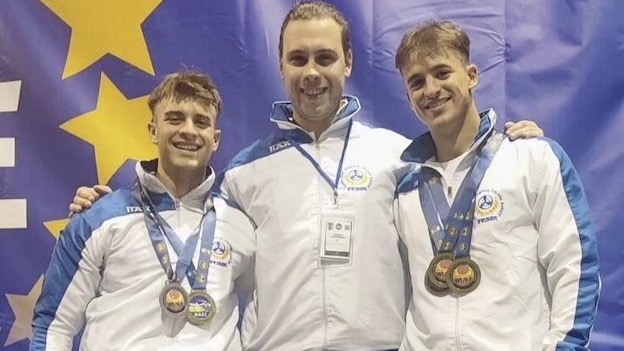 fratelli casazza judo oro