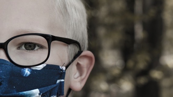 coronavirus mascherina bambino